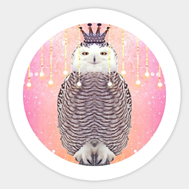 Thee Owl Queen Sticker by Thee Owl Queen